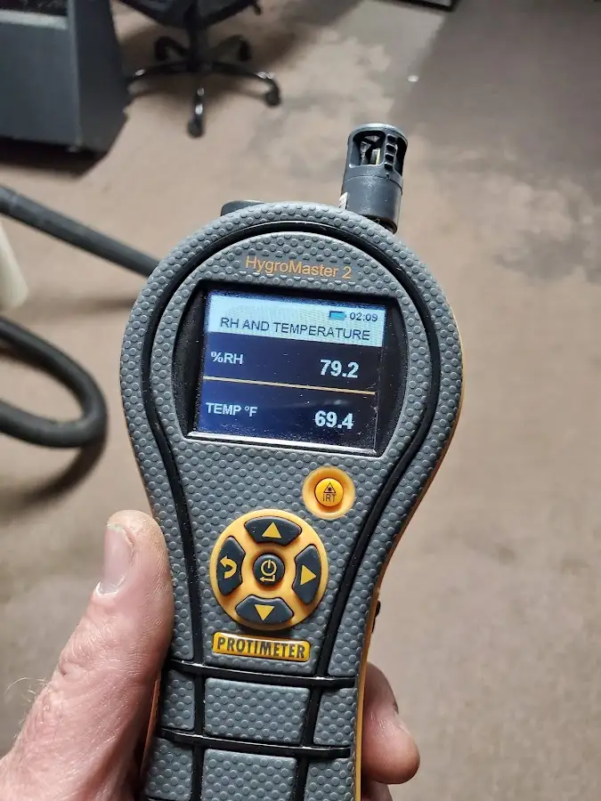 Moisture meter humidity assessment for Mold Remediation & Removal in McCordsville